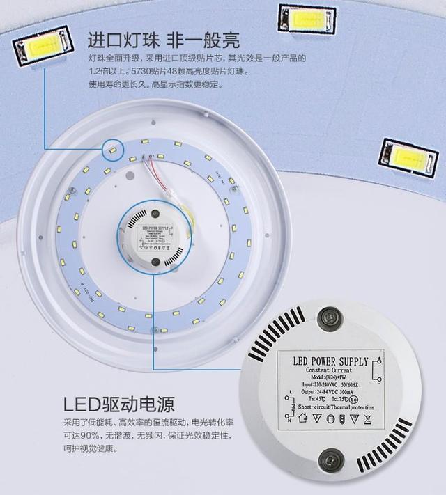 Led小夜燈廠家分享居家男人必備技能之更換吸頂燈